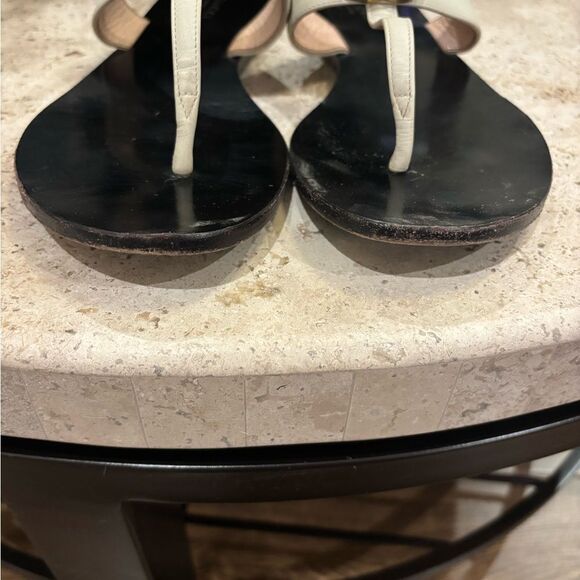 Gucci Marmont GG thong sandals 38 mystic white - Picture 2 of 6